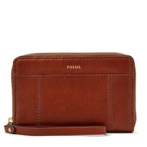 Fossil Jori RFID Leather Clutch Wallet Wristlet